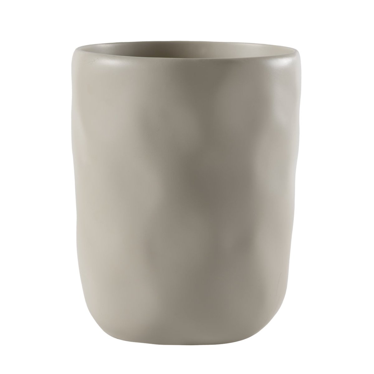 Wastebasket - Montecito Putty Bath Accessories by Kassatex | Fig Linens and Home