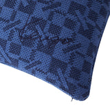 K Monogram Marine Decorative Pillow by Kenzo Paris