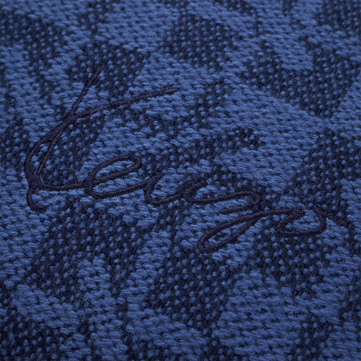 K Monogram Marine Decorative Pillow by Kenzo Paris