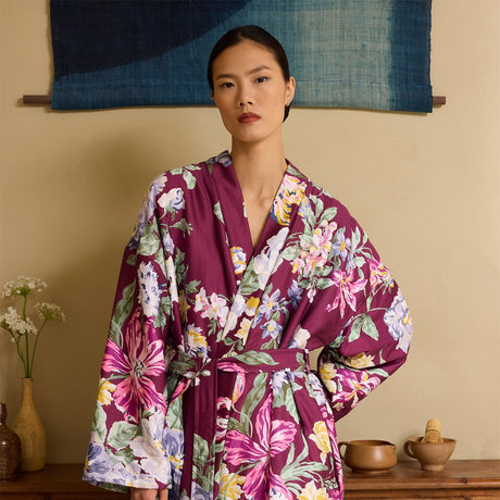 K Kimono Bathrobe (Women's) in Bouquet by Kenzo Paris - view 1