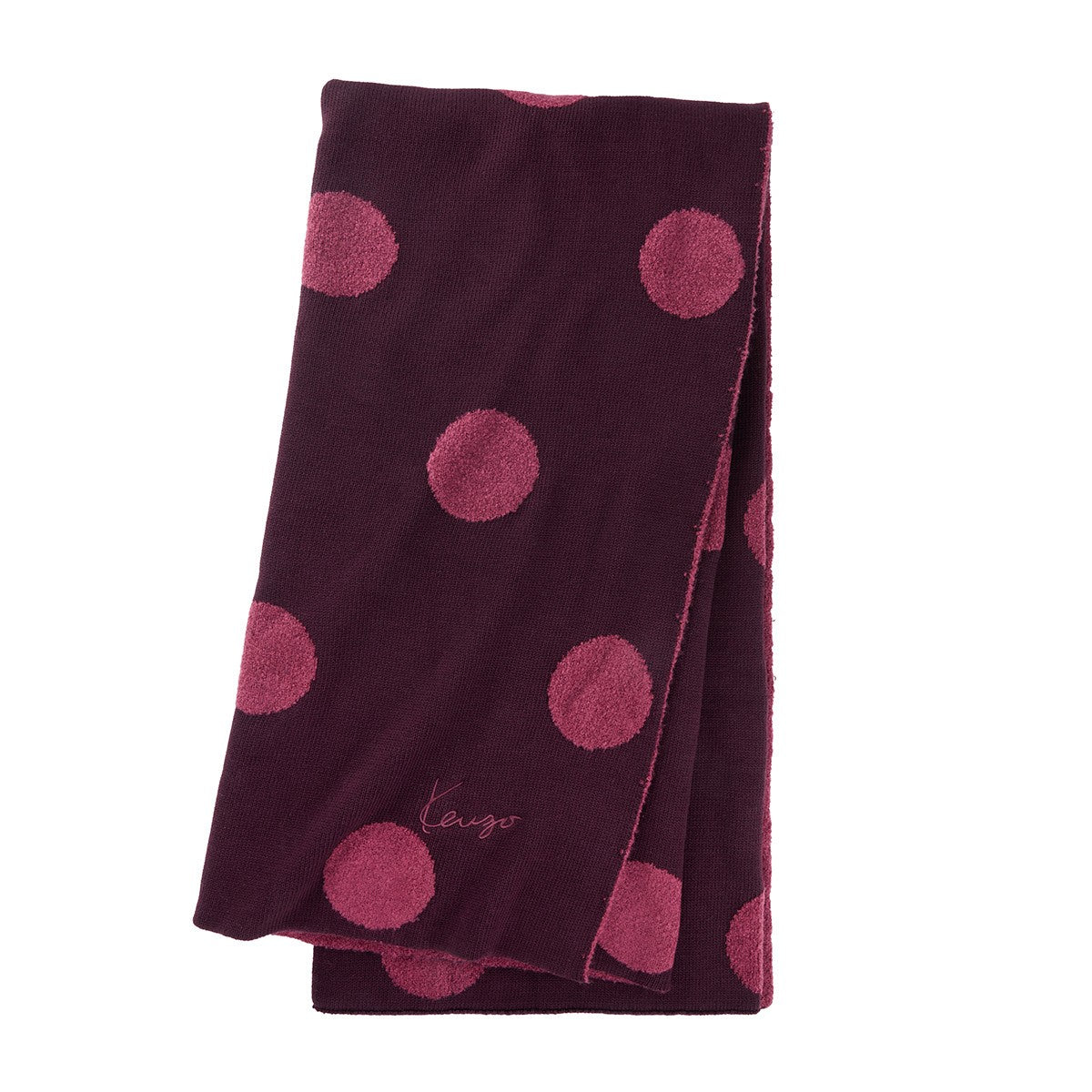 K Dot Bordeaux Throw by Kenzo Paris - view 1