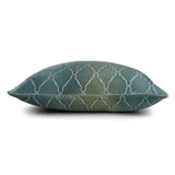 Arches Velvet Burnout Pillow Basil Kevin O'Brien 18x18 Basil at FIG LINENS AND HOME 2