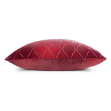 Arches Velvet Burnout Pillow Boysenberry Kevin O'Brien 14x20 Boysenberry at FIG LINENS AND HOME 3