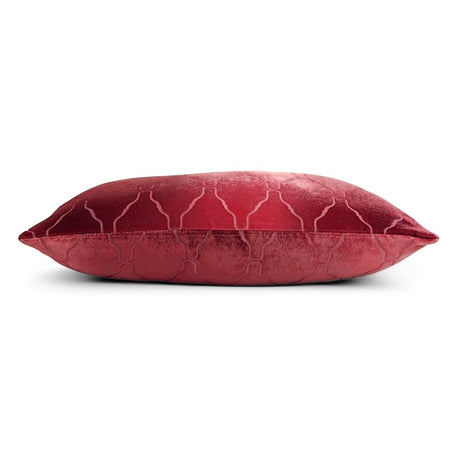 Arches Velvet Burnout Pillow Boysenberry Kevin O'Brien 14x20 Boysenberry at FIG LINENS AND HOME 4