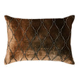 Arches Velvet Burnout Pillow Copper Ivy Kevin O'Brien 14x20 Copper Ivy at FIG LINENS AND HOME 2