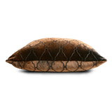 Arches Velvet Burnout Pillow Copper Ivy Kevin O'Brien 14x20 Copper Ivy at FIG LINENS AND HOME 4