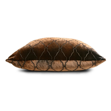 Arches Velvet Burnout Pillow Copper Ivy Kevin O'Brien 14x20 Copper Ivy at FIG LINENS AND HOME 4