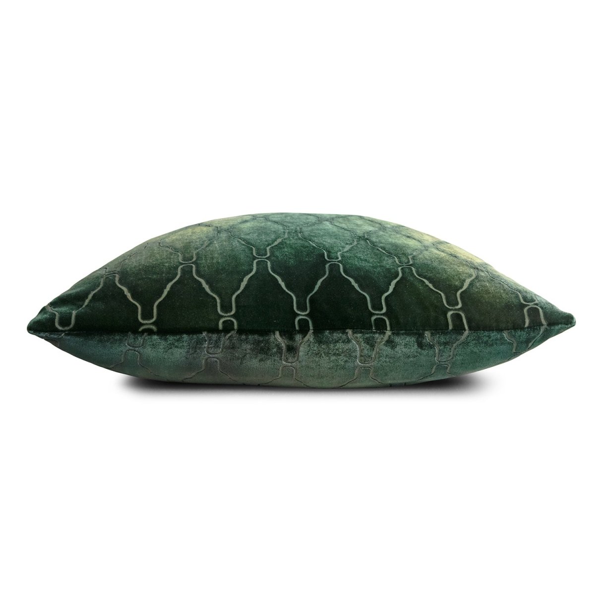 Arches Velvet Burnout Pillow Evergreen Kevin O'Brien 14x20 Evergreen at FIG LINENS AND HOME 4