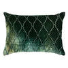 Arches Velvet Burnout Pillow Evergreen Kevin O'Brien 14x20 Evergreen at FIG LINENS AND HOME 2