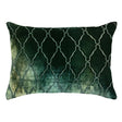 Arches Velvet Burnout Pillow Evergreen Kevin O'Brien 14x20 Evergreen at FIG LINENS AND HOME 2