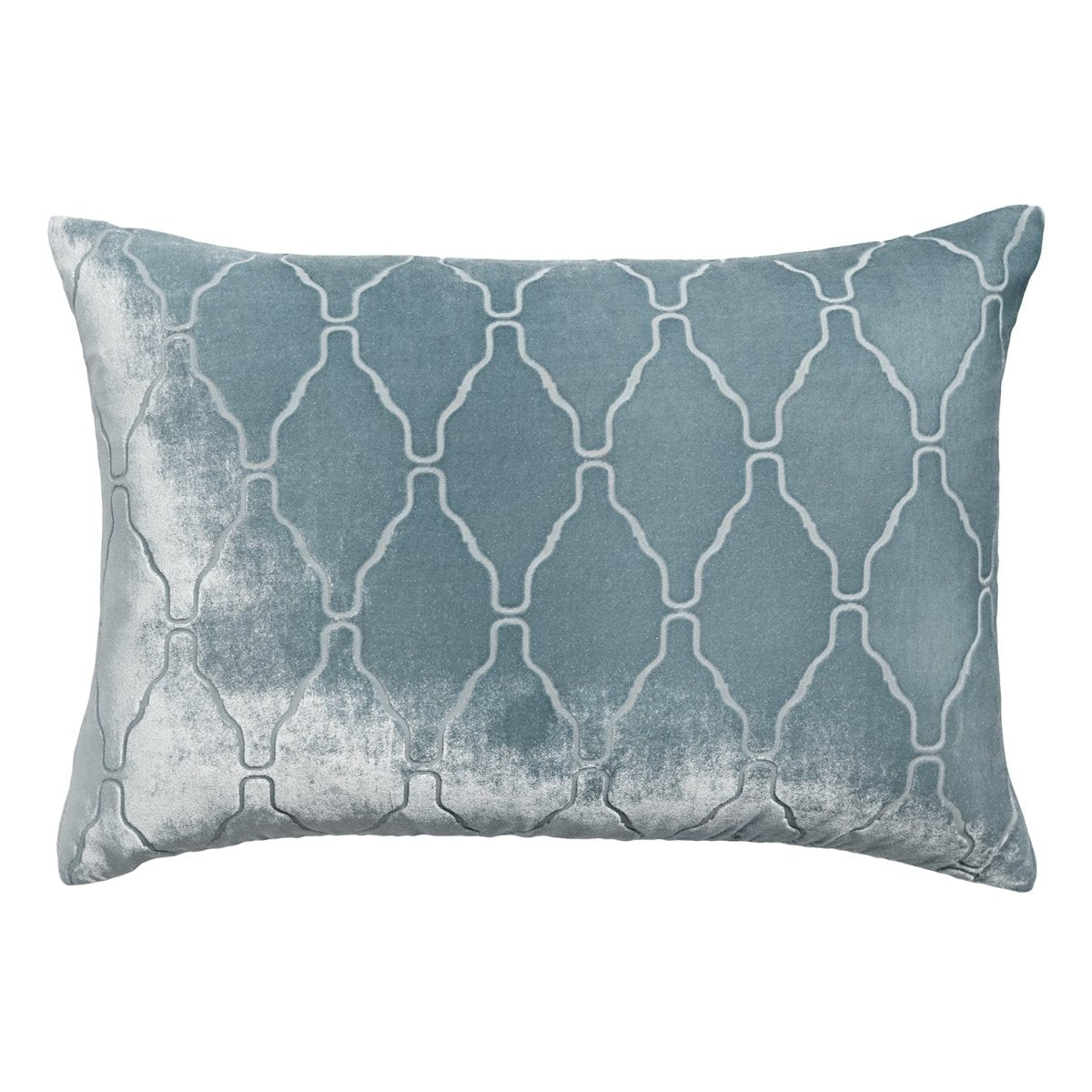 Arches Velvet Burnout Pillow Harbor Kevin O'Brien 14x20 Harbor at FIG LINENS AND HOME 2