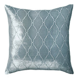 Arches Velvet Burnout Pillow Harbor Kevin O'Brien 18x18 Harbor at FIG LINENS AND HOME 1