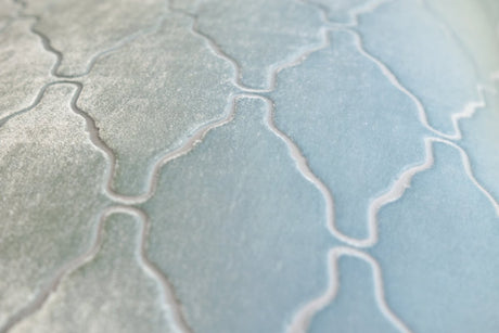 Arches Velvet Burnout Pillow Ice Kevin O'Brien 14x20 Ice at FIG LINENS AND HOME 3