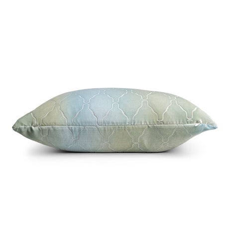 Arches Velvet Burnout Pillow Ice Kevin O'Brien 14x20 Ice at FIG LINENS AND HOME 4