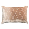 Arches Velvet Burnout Pillow Latte Kevin O'Brien 14x20 Latte at FIG LINENS AND HOME 2