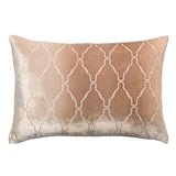 Arches Velvet Burnout Pillow Latte Kevin O'Brien 14x20 Latte at FIG LINENS AND HOME 2