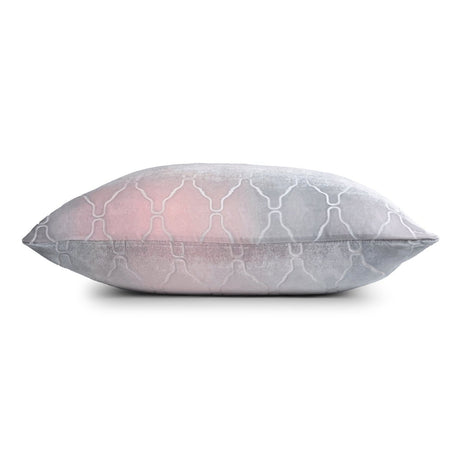 Arches Velvet Burnout Pillow Moonstone Kevin O'Brien 14x20 Moonstone at FIG LINENS AND HOME 3