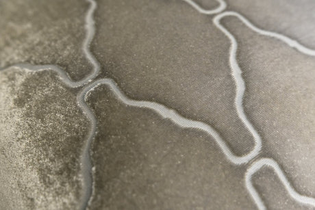 Arches Velvet Burnout Pillow Nickel Kevin O'Brien 14x20 Nickel at FIG LINENS AND HOME 3