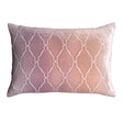 Arches Velvet Burnout Pillow Opal Kevin O'Brien 14x20 Opal at FIG LINENS AND HOME 2