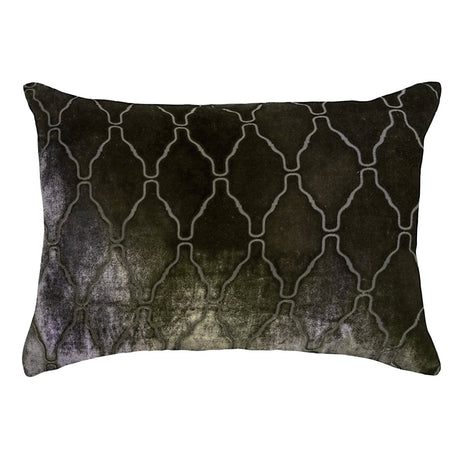 Arches Velvet Burnout Pillow Oregano Kevin O'Brien 14x20 Oregano at FIG LINENS AND HOME 2