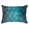 Arches Velvet Burnout Pillow Pacific Kevin O'Brien 14x20 Pacific at FIG LINENS AND HOME 2