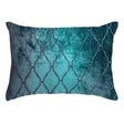 Arches Velvet Burnout Pillow Pacific Kevin O'Brien 14x20 Pacific at FIG LINENS AND HOME 2