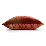Arches Velvet Burnout Pillow Paprika Kevin O'Brien 14x20 Paprika at FIG LINENS AND HOME 4