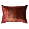 Arches Velvet Burnout Pillow Paprika Kevin O'Brien 14x20 Paprika at FIG LINENS AND HOME 2