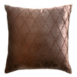 Arches Velvet Burnout Pillow Sable Kevin O'Brien 18x18 Sable at FIG LINENS AND HOME 1