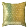 Arches Velvet Burnout Pillow Scallion Kevin O'Brien 18x18 Scallion at FIG LINENS AND HOME 1