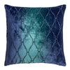 Arches Velvet Burnout Pillow Shark Kevin O'Brien 18x18 Shark at FIG LINENS AND HOME 1