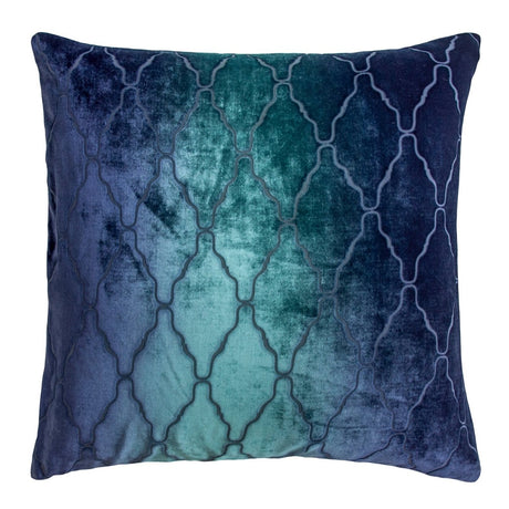 Arches Velvet Burnout Pillow Shark Kevin O'Brien 18x18 Shark at FIG LINENS AND HOME 1