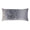 Arches Velvet Burnout Pillow Silver Kevin O'Brien 12x24 Silver at FIG LINENS AND HOME 2