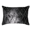 Arches Velvet Burnout Pillow Smoke Kevin O'Brien 14x20 Smoke at FIG LINENS AND HOME 3