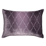 Arches Velvet Burnout Pillow Thistle Kevin O'Brien 14x20 Thistle at FIG LINENS AND HOME 2