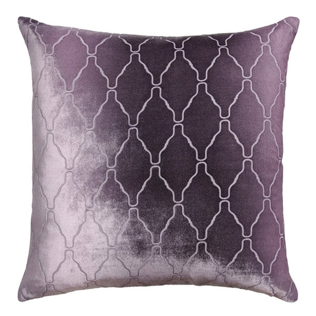 Arches Velvet Burnout Pillow Thistle Kevin O'Brien 18x18 Thistle at FIG LINENS AND HOME 1