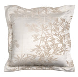 Euro Sham Front- Kevin O'Brien Bamboo Taupe Bedding at Fig Linens and Home