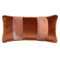 Banded Velvet Performance Pillows Sunstone Kevin O'Brien at Fig Linens and Home - Front View
