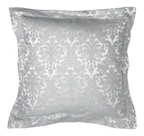 Euro Sham Front - Baroque Platinum Bedding by Kevin O'Brien at Fig Linens and Home