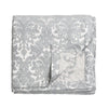 Queen Coverlet - Baroque Platinum Bedding by Kevin O'Brien at Fig Linens and Home
