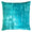 Brushstroke Velvet Burnout Pillow Aruba Kevin O'Brien at Fig Linens and Home - View 1