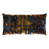 Brushstroke Velvet Burnout Pillow Copper Ivy Kevin O'Brien 12x24 Copper Ivy at FIG LINENS AND HOME 5