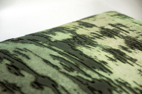 Brushstroke Velvet Burnout Decorative Pillow Evergreen Kevin O'Brien at Fig Linens and Home 3