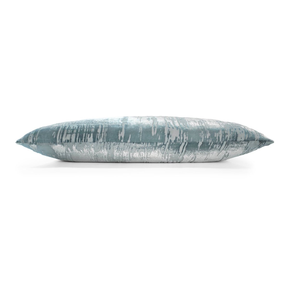 Brushstroke Velvet Burnout Pillow Harbor Kevin O'Brien 18x18 Harbor at FIG LINENS AND HOME 4