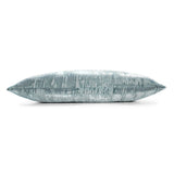 Brushstroke Velvet Burnout Pillow Harbor Kevin O'Brien 18x18 Harbor at FIG LINENS AND HOME 5