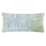 Brushstroke Velvet Burnout Pillow Ice Kevin O'Brien 12x24 Ice at FIG LINENS AND HOME 4