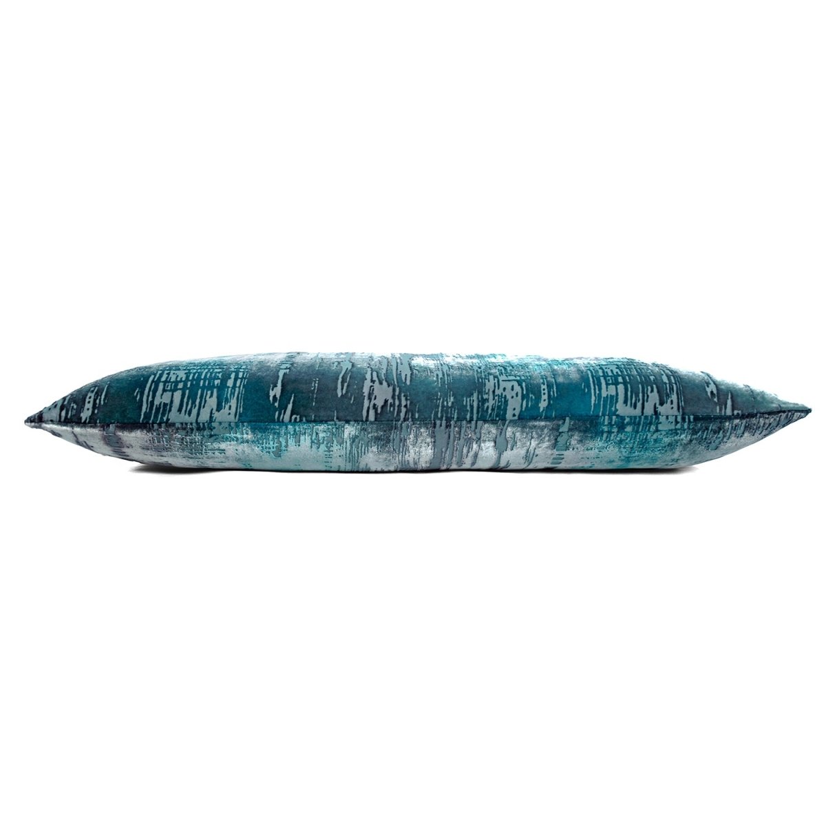 Brushstroke Velvet Burnout Pillow Pacific Kevin O'Brien 12x24 Pacific at FIG LINENS AND HOME 4