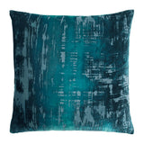 Brushstroke Velvet Burnout Pillow Pacific Kevin O'Brien 24x24 Pacific at FIG LINENS AND HOME 5