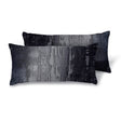 Brushstroke Velvet Burnout Pillow Smoke Kevin O'Brien 7x15 Mini Boudoirs - Set of 2 Smoke at FIG LINENS AND HOME 3