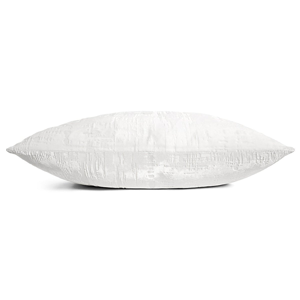 Brushstroke Velvet Burnout Pillow White Kevin O'Brien 12x24 White at FIG LINENS AND HOME 11